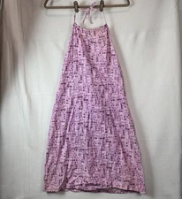 y2k xhilaration women's dress halter floral purple