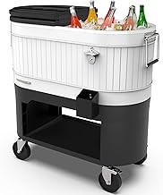 &ndash; Large Outdoor Ice Chest With Wheels, Beverage