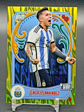2023 Topps Argentina Fileteado Enzo Fernandez National Debut RC Rookie /150 SP