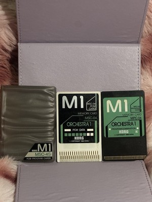 Korg M1 Orchestra 1 Expansion Card Set - MSC-04 PCM + MPC-04 Program Cards