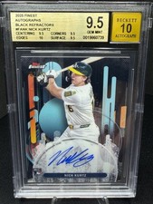 Topps Finest 2025 Black Refractor Nick Kurtz /10 Athletics Rookie Baseball