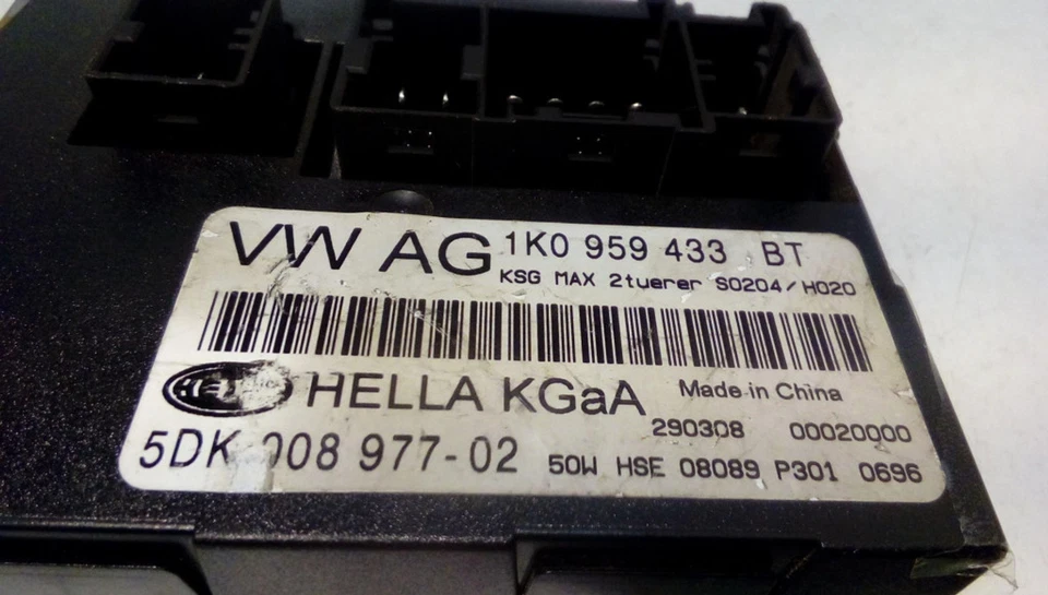 Centralina comfort VW GOLF VI 5K1 1K0959433BT 2.0 Diesel 103kw 2006 28532723 - Immagine 3 di 3