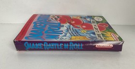 Snake Rattle N Roll | Sistema de entretenimiento Nintendo | NES | Solo caja y manual