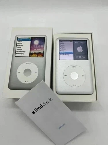 NEW Apple iPod Classic 6/7th Silver  120/256GB 1TB 2TB Vintage MP3 Player Modded - Image 3 of 4