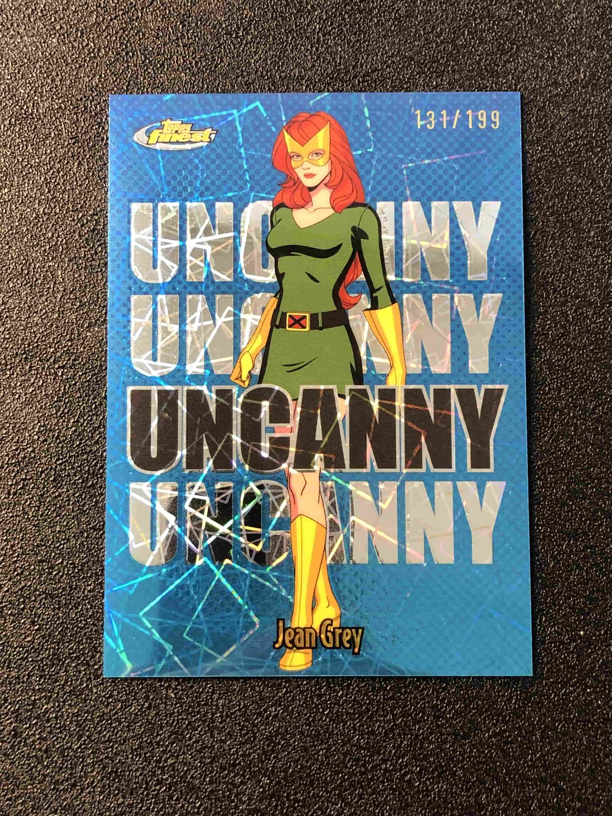 2025 Topps Finest X-Men '97 Marvel Uncanny Jean Grey #96 Laser Refractor /199