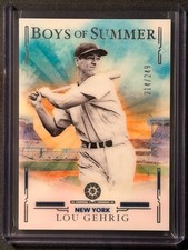 2025 Panini Boys of Summer Lou Gehrig 30 Base /249