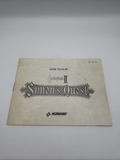 Castlevania II Simon's Quest NES Manual