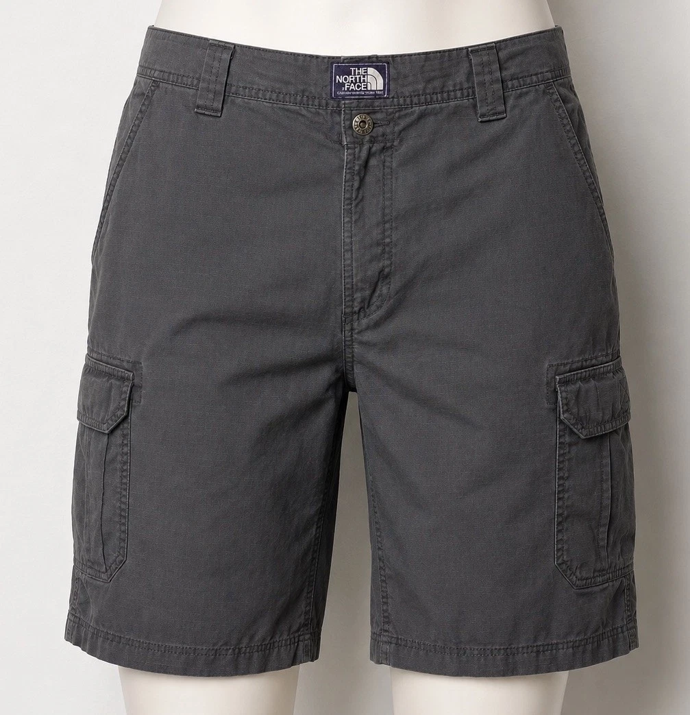 North Face Cargo Shorts Mens 40 (37Actual) Gray Paramount Hike Outdoor Gorpcore