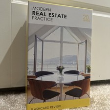 Modern Real Estate Practice Flashcard Review, 20th Edition - Very Good