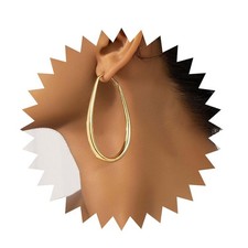 Vintage Hollow Circle Drop Earrings Large Circle Hoop Dangle Earrings Gold Circl