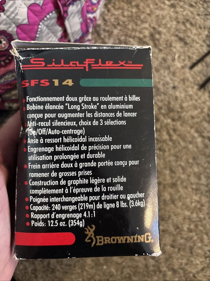 Carrete giratorio Browning Silaflex sfs14 Foto 2 de 4