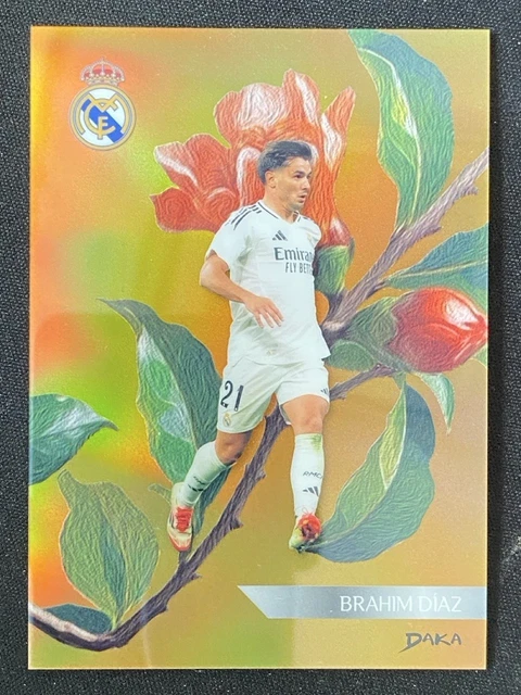 Brahim Diaz 2025 Daka Real Madrid Insert Gold RC /10 #RC-2