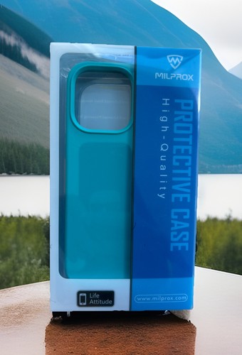 Milprox High Quality Protective iPhone 13 Teal Green Silicone Case