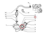 Dichtung Pumpenversorgung Fiat Uno - Lancia Delta Original 7739776