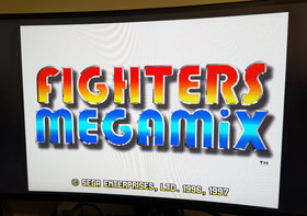 Fighters Megamix for PAL Sega Saturn Complete in Box and Tested
