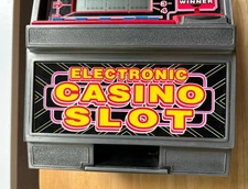 Tabletop RadioShack Electronic Casino Slot Machine Game, Bank Works! 60-2420