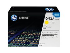 Genuine HP 643A - Q5952A Yellow Toner Cartridges - Brand New