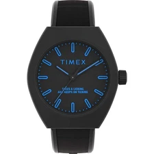 TREND Black / Polyurethane | Black Dial Wristwatch TW2W42300