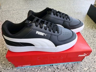 PUMA Caven Jr Sport Men's Retro Basketball Shoes Black and White SIZE 11