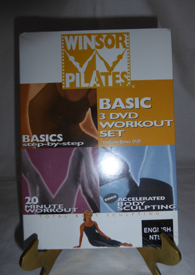 Winsor Pilates Basic 3 DVD Workout Set (DVD, 2002) New Sealed