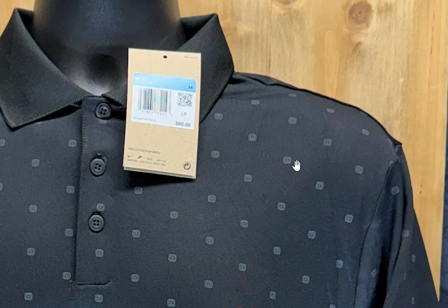 Camisa polo de golf Nike Dri-Fit Tour nueva con etiquetas varias tallas IB3948 010 negra Foto 2 de 3