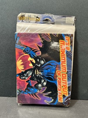 2001 Batman ''Maximum Output of Party Fun!'' Hallmark Invitations