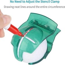 Marker Golf Tool Golf Ball Marker Golf Mark Stencil Alignment Tool Line Marker