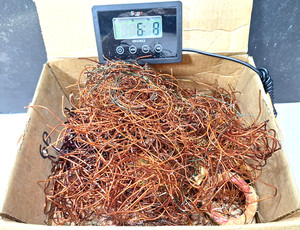 6.8 lbs Copper Scrap, Smelting, Art Craft, Casting, melting,Bright Shiny Stripp