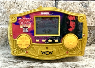 WCW Nitro Sting Tiger Handheld LCD Game 1999 Tested Works Vintage