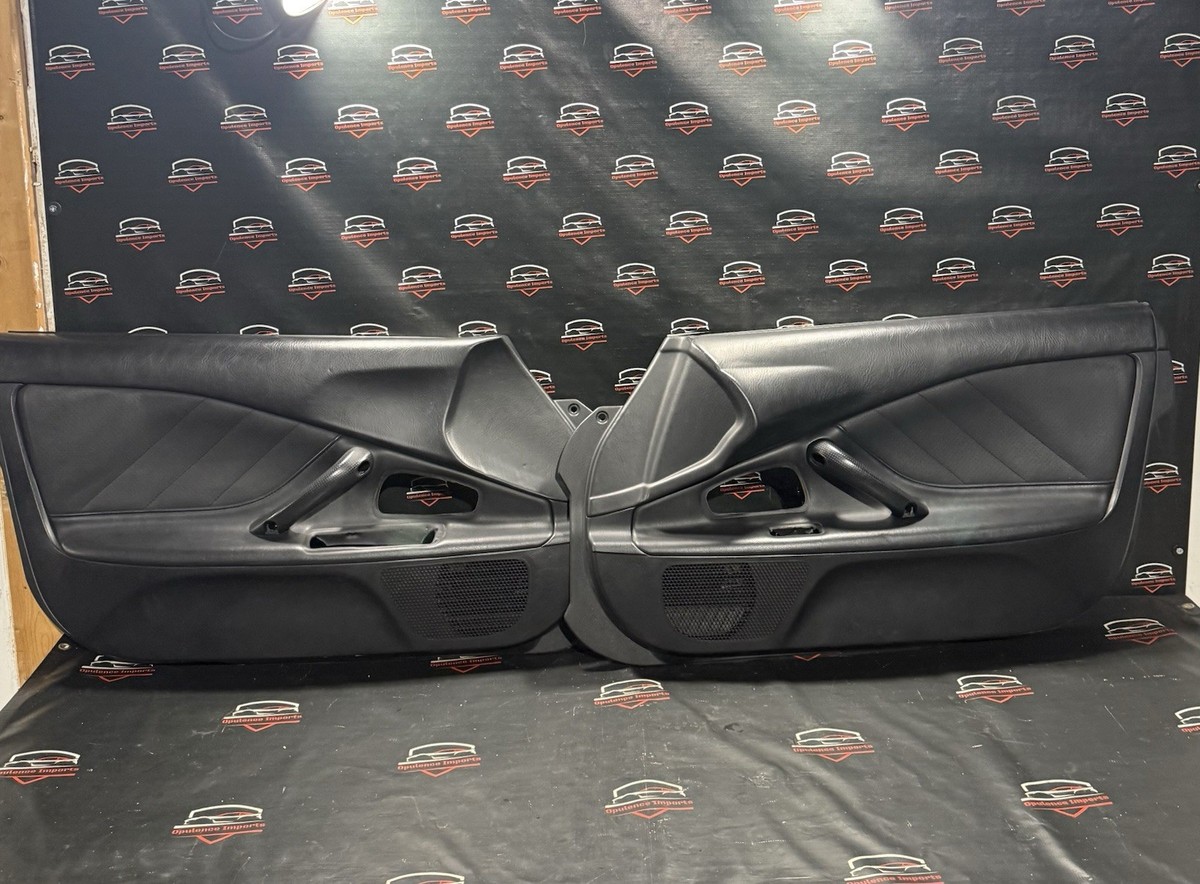 00-02 Honda S2000 Ap1 Black Door Panel Covers Pair ( Non Tweeter