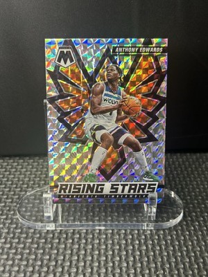 2021-22 Panini Mosaic Rising Stars Silver Mosaic #3 Anthony Edwards NBA