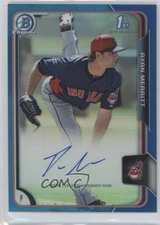 2015 Bowman Chrome Prospects Blue Refractor /150 Ryan Merritt #BCAP-RM Auto 2x4