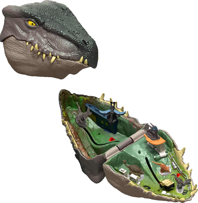 #ad #ad Jurassic World Rebirth Micro Adventure Playset Mutadon Rex Head Opens to 3 Inte $24.99