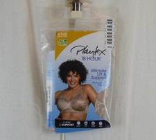 PLAYTEX 18 Hour Ultimate Lift and Support Wire-Free Bra Nude Size 40DD