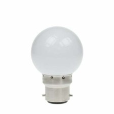 Prolite 1.5W LED Poly Golf Ball Lamp BC 3000K White