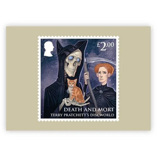 GB 2023 TERRY PRATCHETT'S DISCWORLD PHQ Postcards set of 8, mint - sealed pack - Picture 7 of 9