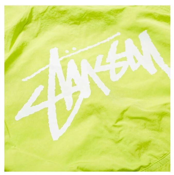 STÜSSY X NIKE WINDRUNNER Jacket (OFF NOIR) LIME Size L 100% Authentic