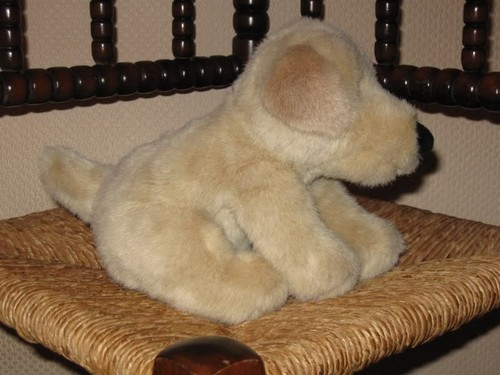 Anna Club Plush Holland Sitting Golden Retriever Pup Soft Plush Beige 11 Inch - Picture 4 of 5