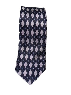 John Henry SILK Neck Dress Tie Corpcore Romance Classic Preppy