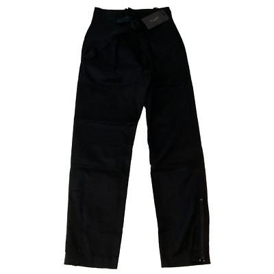 Rag And Bone Belted Hunter Pants Womens Size 32 Black Pockets Zip Cuff