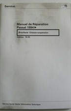 Manuel de réparation Volkswagen PASSAT 1994 Châssis suspension