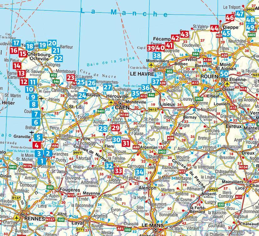 Thumbnail - Normandie | Vom Mont-saint-michel Bis Zur Côte D'albâtre. 50 Touren