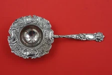 Bridal Rose by Alvin Sterling Silver Tea Strainer 6 7/8"