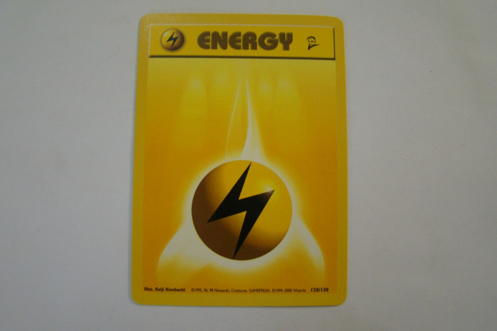 Pokemon TCG Base Set 2 Lightning Energy 128/130 Common NM