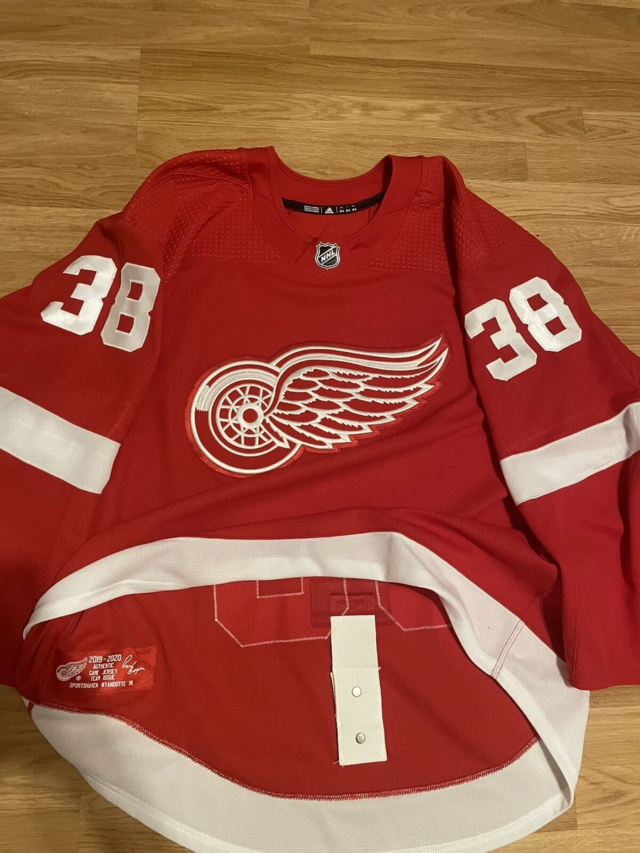 NHL, Shirts, Nhl Detroit Red Wings Nhl Long Sleeve Jersey Red Black White  Size L