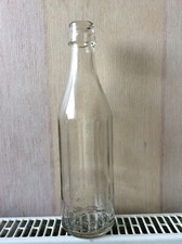 SANG'S VINTAGE LEMONADE CORDIAL 10.5"  RIBBED GLASS BOTTLE- FREEPOST UK