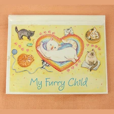 NEW Hallmark My Furry Child Cat Kitten Ring Bound Photo Album Binder Book Pet