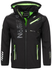 Geographical Norway Herren Übegangs Jacke Softshell Regen Outdoor Frühlingsjacke