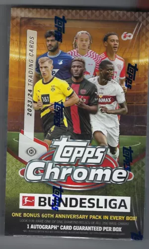 2023-24 Topps Chrome Bundesliga Soccer Hobby Box Sealed