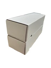 (2x) 580 CT COUNT Corrugated Cardboard Storage Box-Sport Trading Card Boxes
